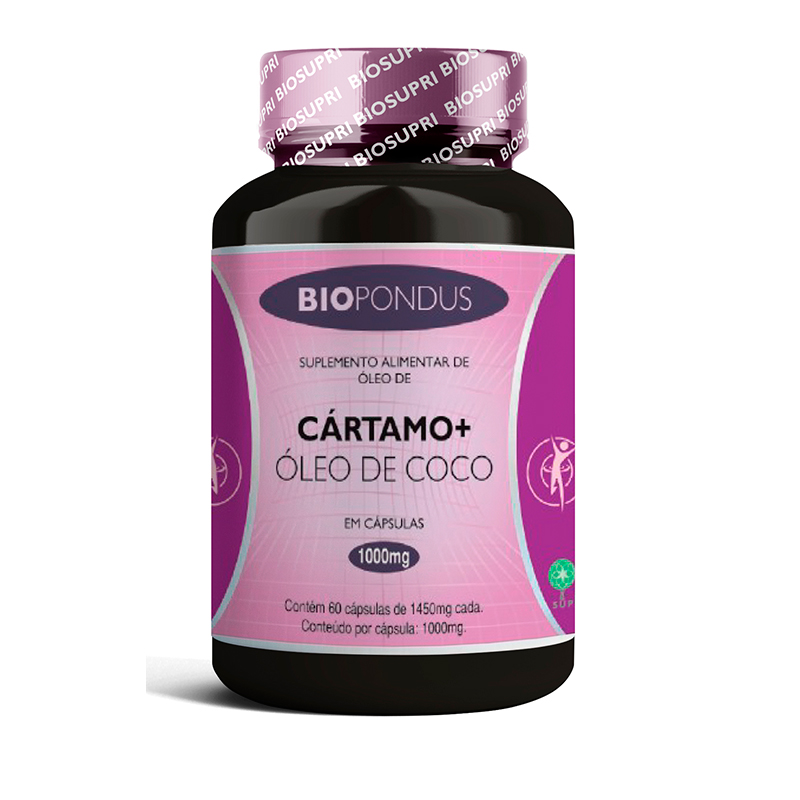 Bio Nutrition, Óleo de Cártamo 1000 mg - 90 Cápsulas - Menor Preço em Brasil